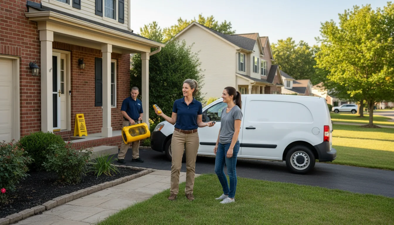 Water restoration image for Fire And Smoke Damage Restoration in Krum, TX